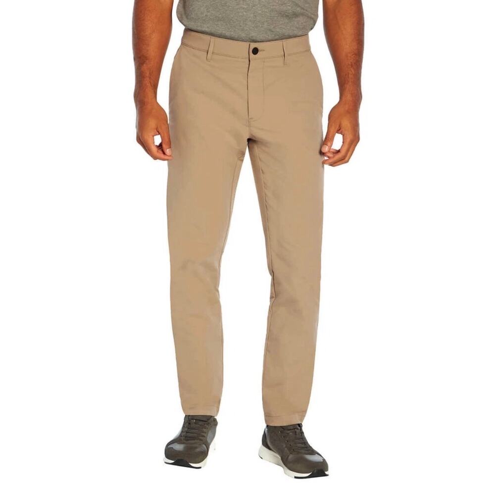 NWT Banana Republic Flat Front Khaki Pants Performance Golf Mens Size 32x32